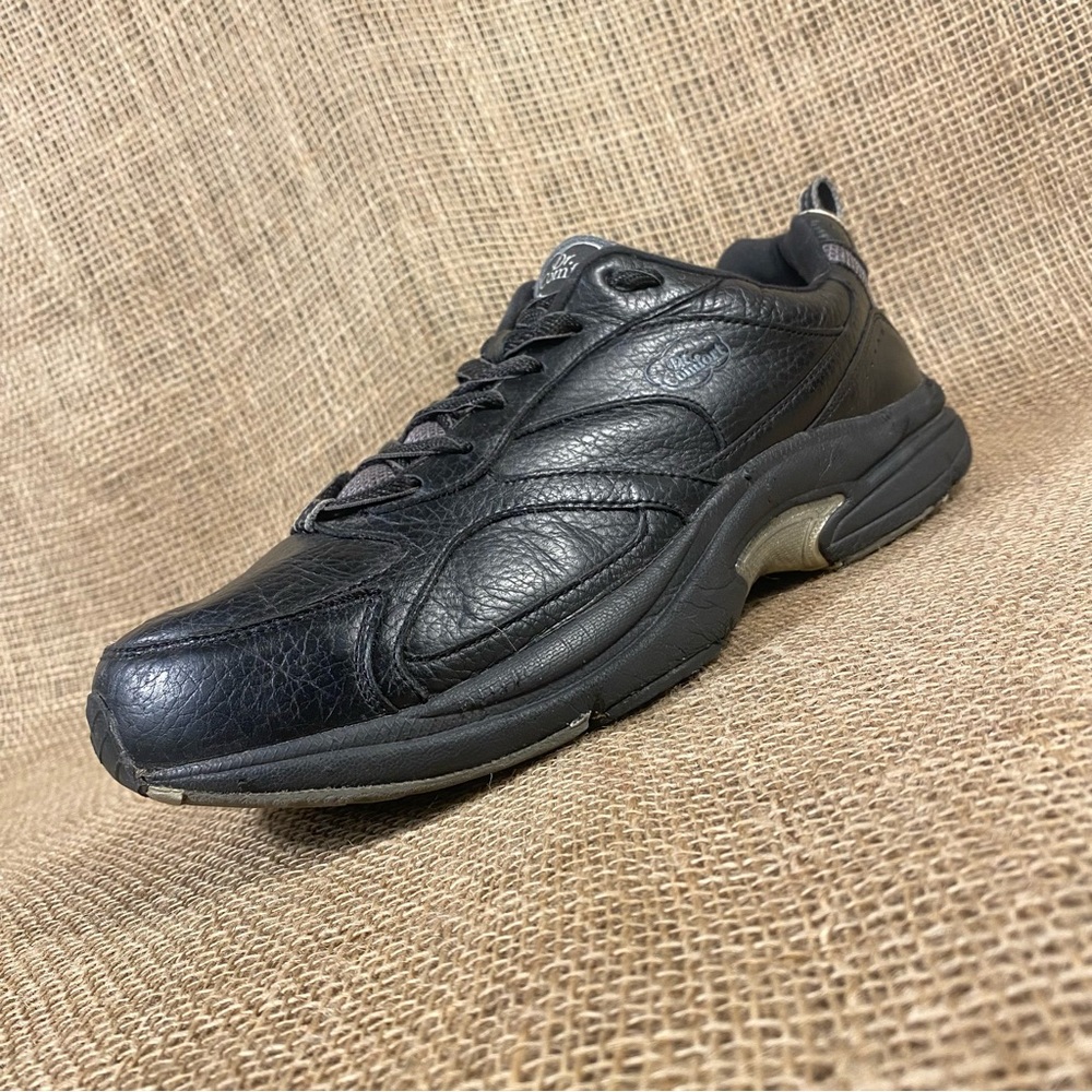 Dr Comfort Sneakers Champion Plus Casual  Black Leather Size 11 XW